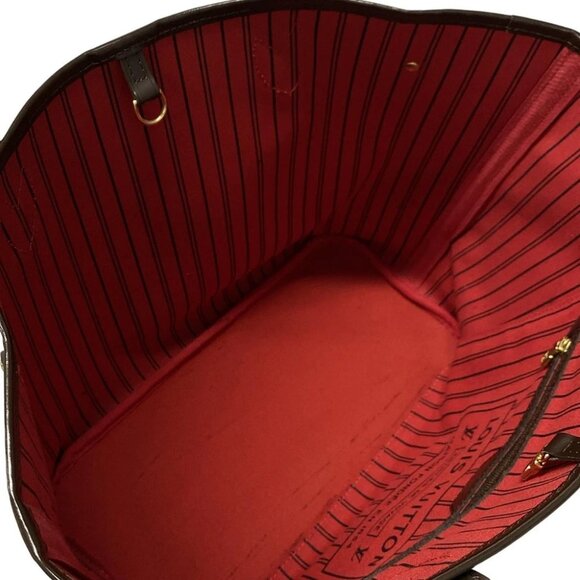 Auth LOUIS VUITTON Neverfull MM Ebene Damier Tote Bag - Picture 12 of 14